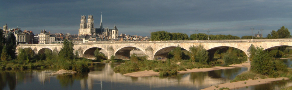 panorama, pont sur la Loire